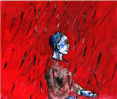 Red Night, Blue Rain by Gigi Sudbury